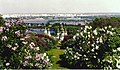 View of Livoberezhny district from the Botanical Gardens